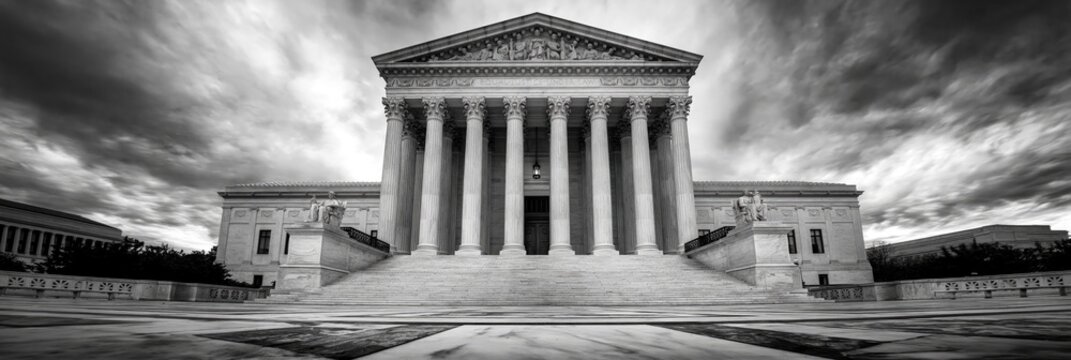 Supreme Court concept featuring government architecture in washington DC