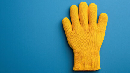 Obraz premium Natural Dye Organic Wool Gloves Eco-friendly gloves dyed with plant-based pigments and crafted by fair trade-certified artisans