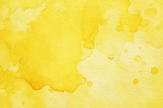 Bright yellow watercolor texture for creative backgrounds and graphic projects