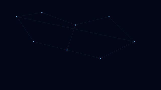 Digital Data Network Connection Technology Abstract Motion