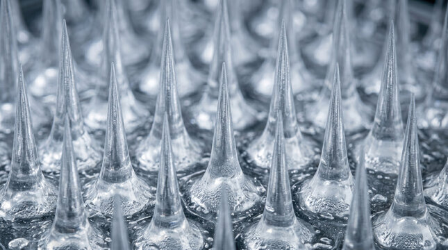 Transparent Polymer Microneedle Array for Transdermal Drug Delivery System