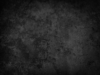 Fototapeta premium Dark black gray grain rough texture abstract background for wallpaper banner template page design project