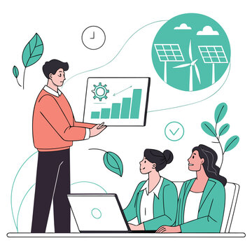 Isometric Business Workshop Seminar And Corporate Education Illustration