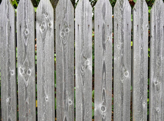 Fototapeta premium A close-up shot of a wooden fence featuring a fire