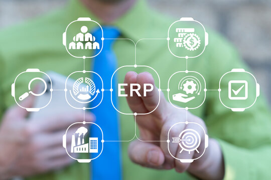 ERP platform centralized system for enterprise resource planning, improving integration, data flow, business efficiency, finance, inventory, and human resources.