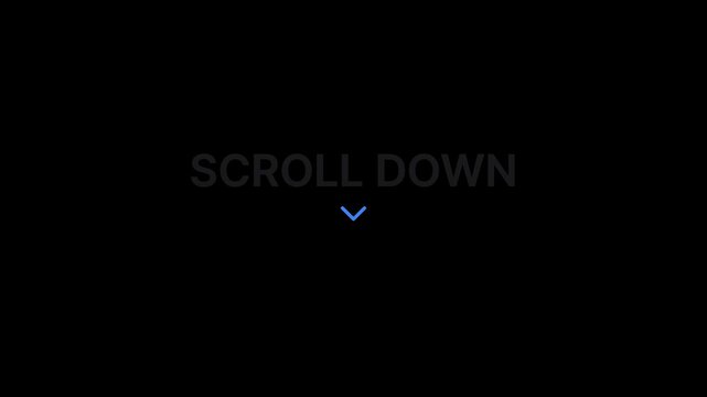 Scroll Down Arrow Loop Alpha Channel Video