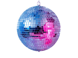 Obraz premium A shiny disco ball suspended from a chain