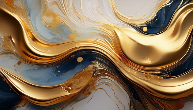 abstract liquid background with gold accents ideal for modern designs and presentations