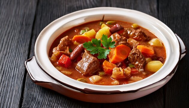 the gumbo is thick and flavorful with pieces