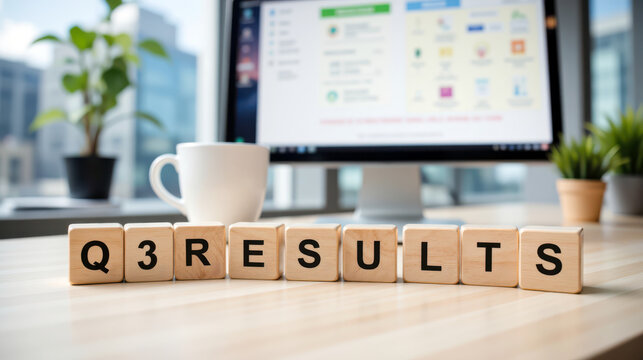 Q3 results theme for earnings reports, investor updates and finance news covering quarterly revenue, profit outlook, stock reaction, company statement and market analysis after results release