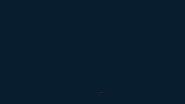 Mouse pointer cursor click press animation on dark blue background, mouse pointer cursor clicking with gesture spark icon animated with alpha channel. animation