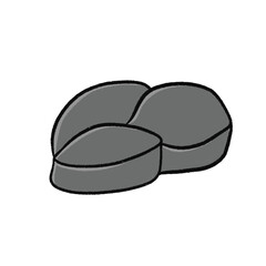 Obraz premium stone art illustration