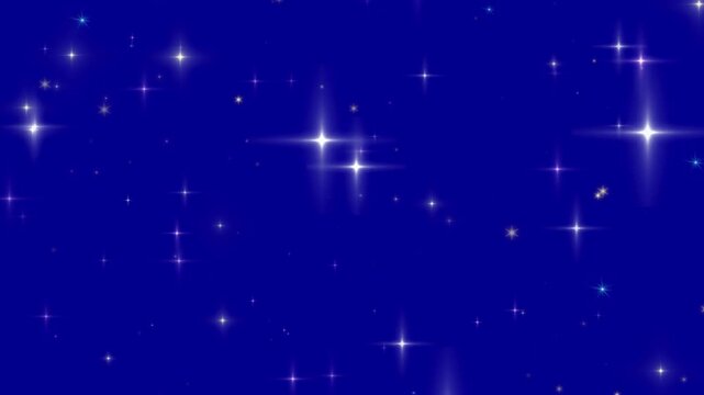 Dark Blue 00008B Hex Code Stars Twinkle Glitter Sparkles Particles Space Cosmos For Ads Backgrounds seamless loop animation social media promo video advertising marketing animation template commercial