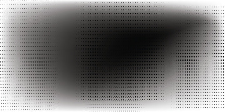Basic halftone dots effect in black and white color. Halftone effect. Dot halftone. Black white halftone.Background with monochrome dotted texture. Polka dot pattern template