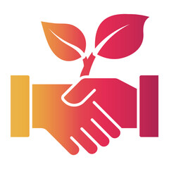 Fototapeta premium relationship Gradient icon