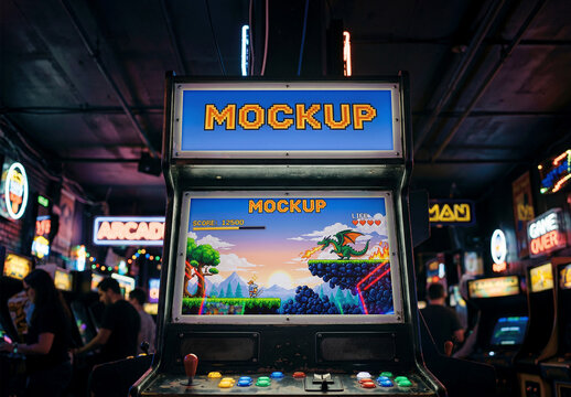 Machine Marquee Mockup