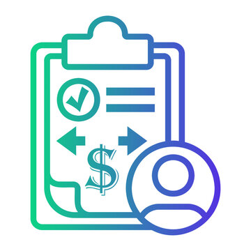 accountable Line Gradient Icon