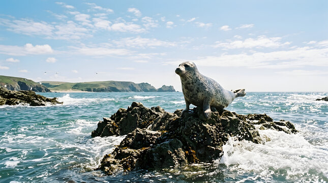 seal on beach
