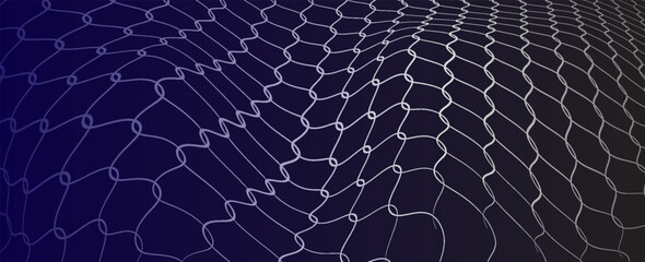 Net pattern close up. Rope net . Soccer, football, volleyball, tennis and tennis net pattern. Fisherman hunting net rope texture © nawef
