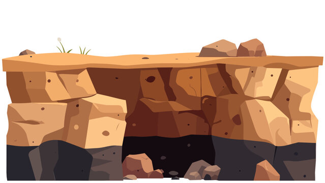 3D vector of soil layers