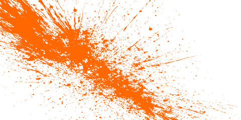 Abstract orange fire flames background featuring a grunge watercolor paint splash with yellow ink splatters and brush texture vector illustration for an artistic wallpaper design © hossain