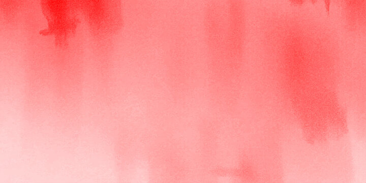 An abstract red and pink watercolor background featuring a vintage grunge texture on aged paper or rough canvas material for a decorative art design wallpaper