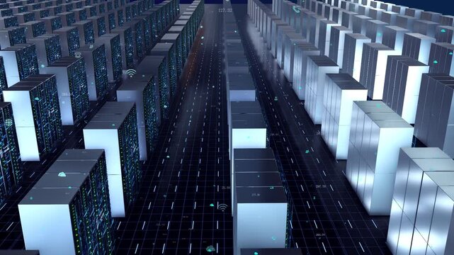 AI Data Center Server Room