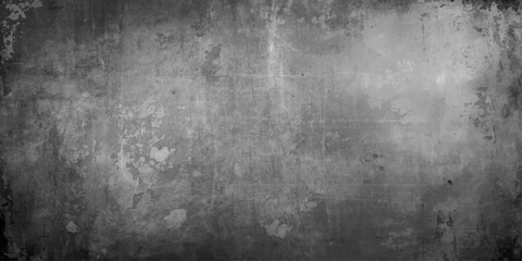 Fototapeta premium A dark aged grunge metal background featuring a rough vintage texture with dirty grey stone and black concrete surface patterns for a retro textured wall backdrop design