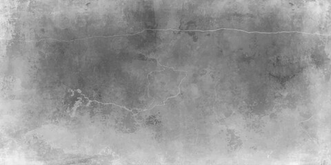Fototapeta premium A dark aged vintage grunge wall texture with a dirty gray concrete surface and a black textured stone pattern design for an old retro paper backdrop