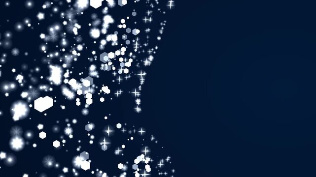 Professional 4K motion background featuring glowing white stars with clean particle flow. Designed for premium , cinematic stage backdrops, and video transitions.