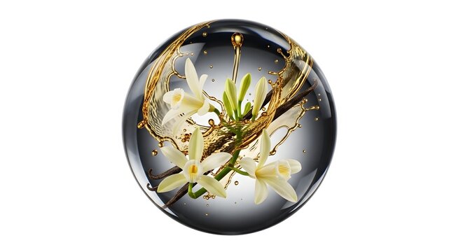 Crystal Vanilla Bloom
Encased Orchid Elegance
Glass Sphere with Vanilla Flower
Frozen Floral Jewel
Botanical Orb of Light
Luminous Vanilla Capsule
Encapsulated Floral Art
Translucent Bloom Pendant
Hal