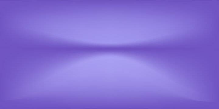 Abstract gradient podium background. Violet, purple and lilac empty 3d studio backdrop. Clean scene for product presentation mockup template. Vector illustration