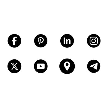 social media icon logo design, web icon, tech, vector, promotion, connection, branding, social media icons, chat icon, design, business, media, marketing, illustration, web, website, communication