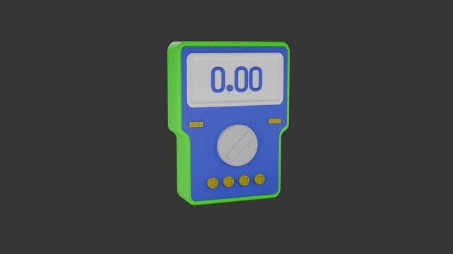 Digital Multimeter: This image captures a digital multimeter, a vital tool for electrical measurements, in a visually appealing and clean way.