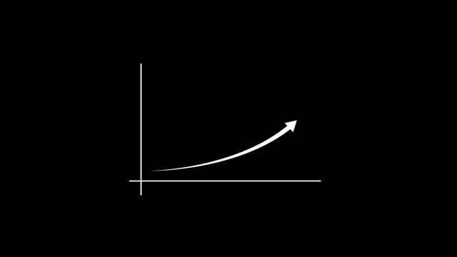 Projectile motion sequence showing trajectory isolated on black high quality professional