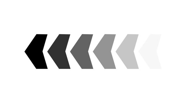 Abstract gradient bars transitioning across three frames of footage high quality