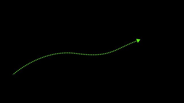 Green sine wave progression three frames showing increasing amplitude high quality