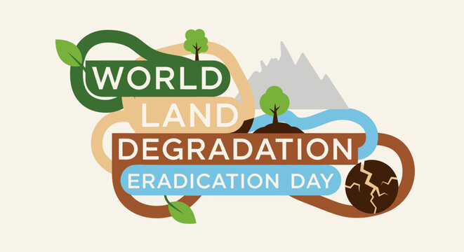 World Land Degradation Eradication Day logo.