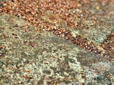 Rough Stone Surface with Sand Grains Texture