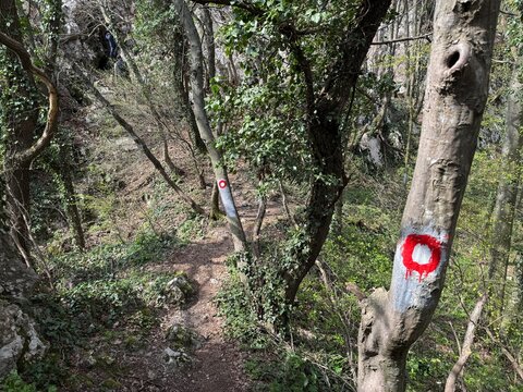 The 7 Teeth Hiking Trail on Mount Kalnik or the marked Seven Teeth Trail in the significant landscape of Kalnik, Croatia (Planinarska staza 7 zubi na planini Kalnik ili markirana staza sedam zuba)