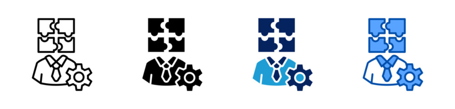 behavior icon set multiple style collection