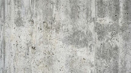 Fototapeta premium A close-up shot of a weathered concrete wall. The surface exhibits a rough, textured appearance with visible aggregate and staining.