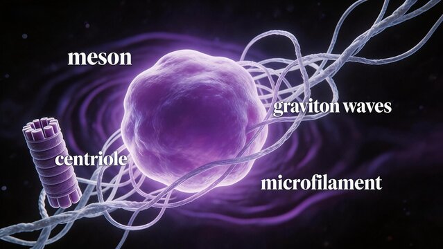 Cellular structure with labeled components