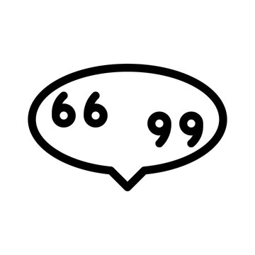 affirmation line icon