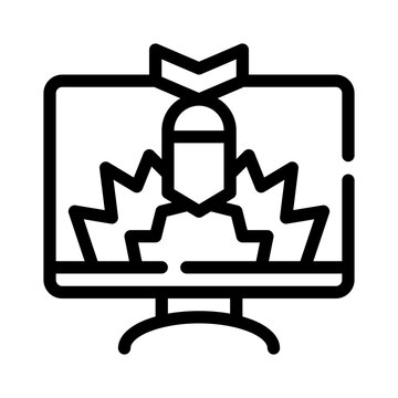 ddos line icon