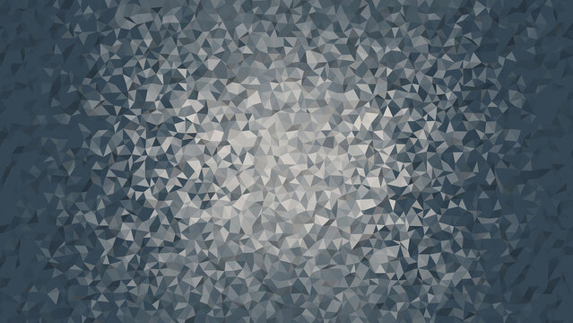 Abstract background with gray stone particles exploding and floating in the air