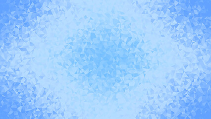 Fototapeta premium Light blue abstract geometric background with soft triangular polygon pattern