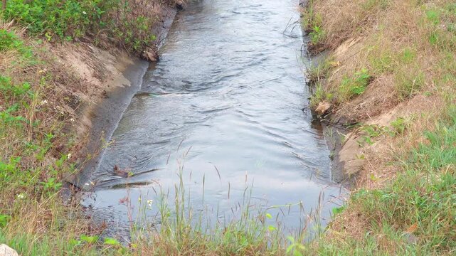 Irrigation canals, sluice gates