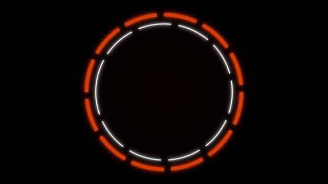 Motivational Workout Progress Display with Neon Text and Futuristic Hud Elements