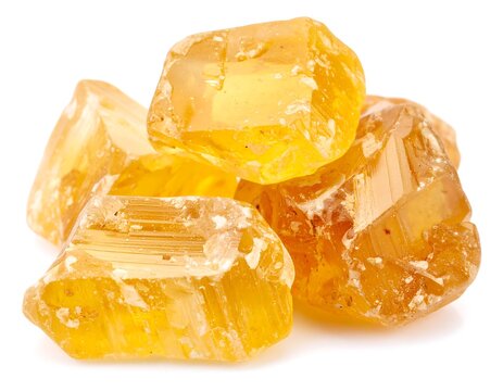 Elemi resin isolated on white background